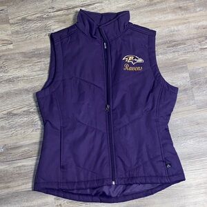 NWOT NFL Team Baltimore Ravens Vest M